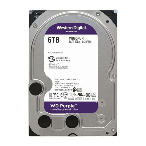 HDD-6TO-PURPLE-WESTERN DIGITAL-Disques durs-SECURACHAT