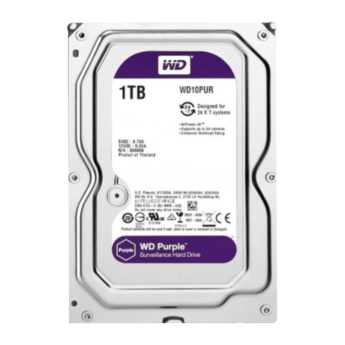 HDD-1TO-PURPLE-WESTERN DIGITAL-Disques durs-SECURACHAT